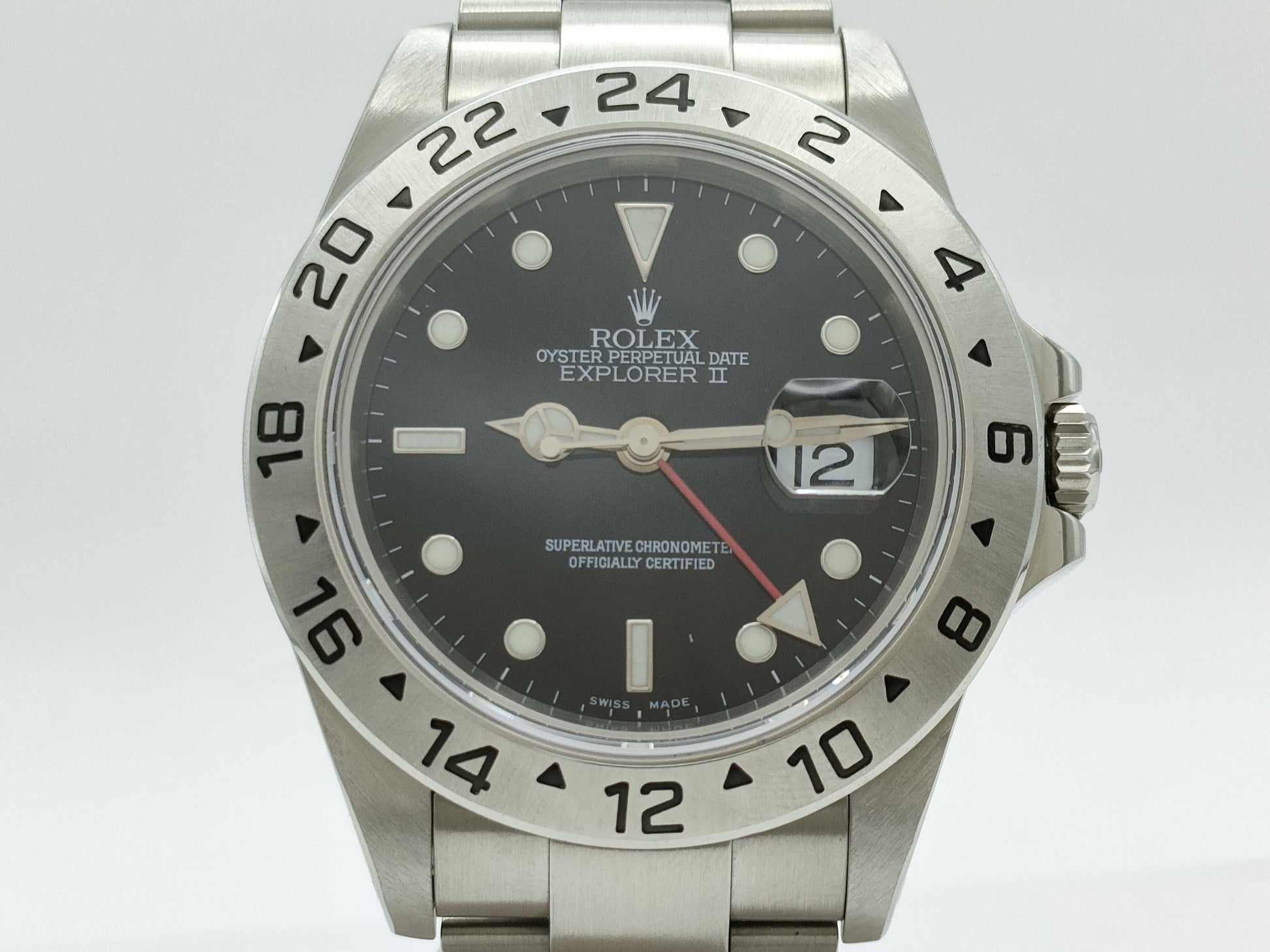 ROLEX Explorer II 16570 K283342 Black Dial Men's Watch