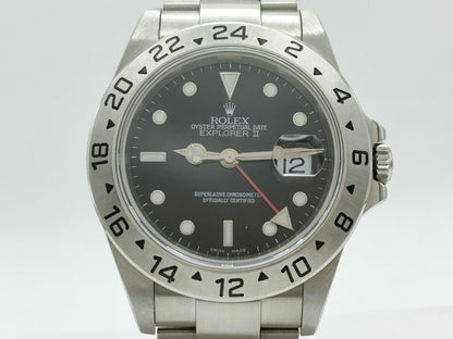 ROLEX Explorer II 16570 K283342 Black Dial Men's Watch