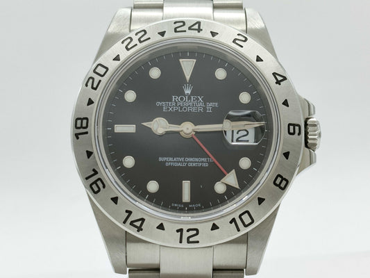 ROLEX Explorer II 16570 K283342 Black Dial Men's Watch