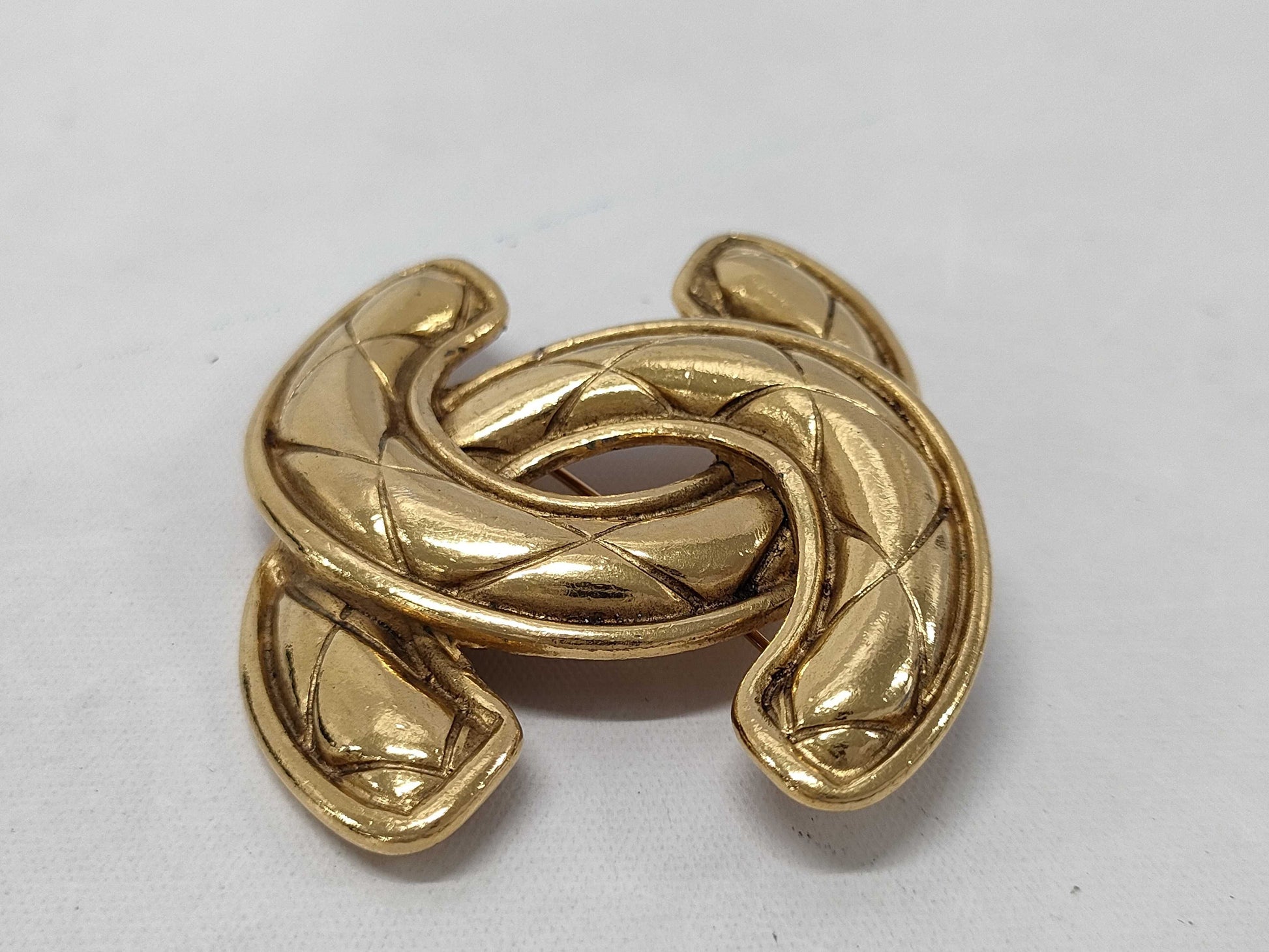 CHANEL CHANEL Brooch Matelasse Coco Mark Brooch