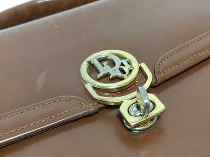 Dior Christian Dior 2-way leather bag handbag