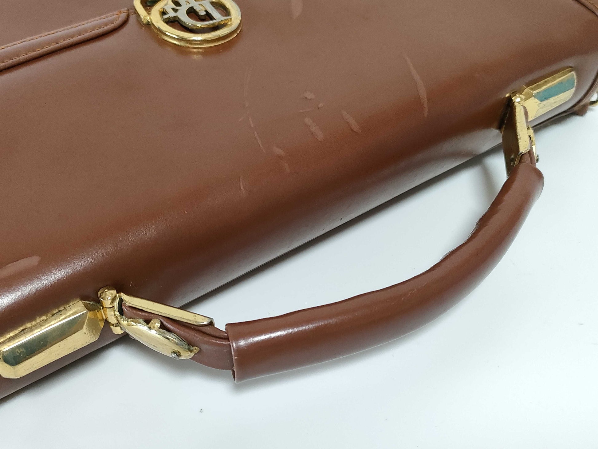 Dior Christian Dior 2-way leather bag handbag