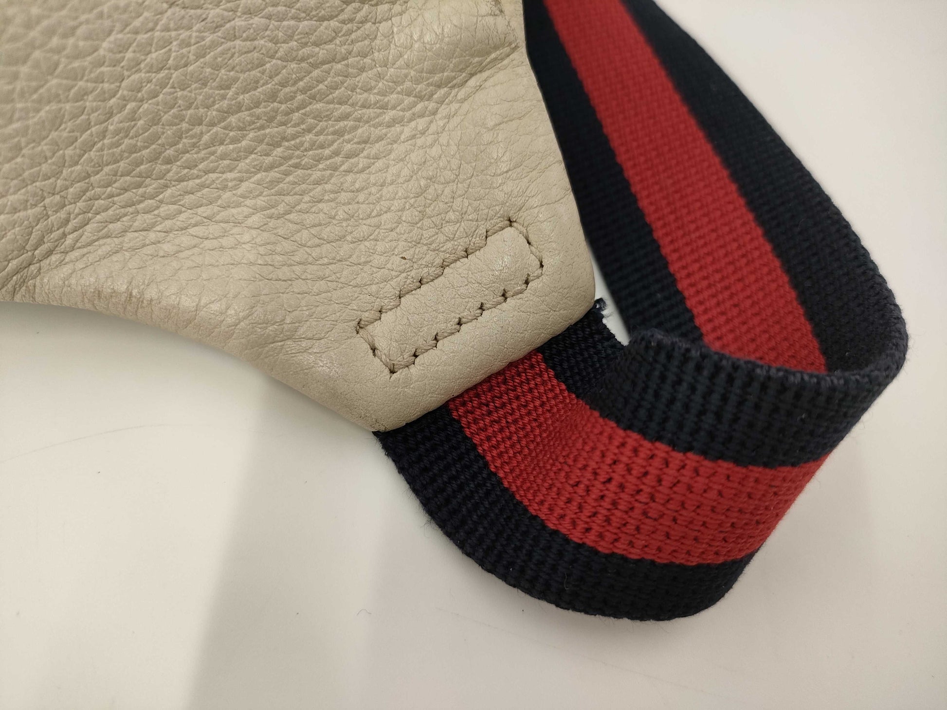GUCCI 493869 Sherry Line Leather Waist Bag Body Bag