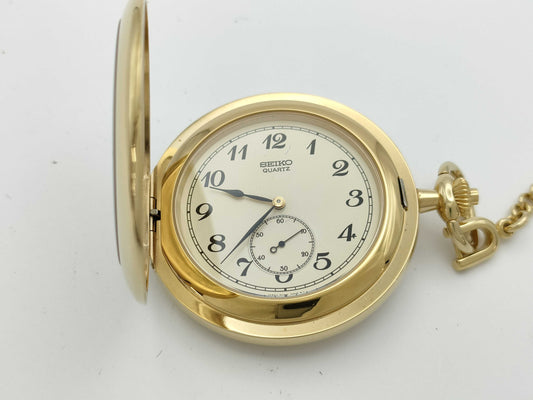 SEIKO SAPB01H 7N07-001A 391216 Quartz Unmoving Pocket Watch