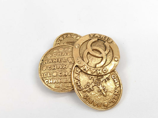 CHANEL Coco Mark Logo Brooch