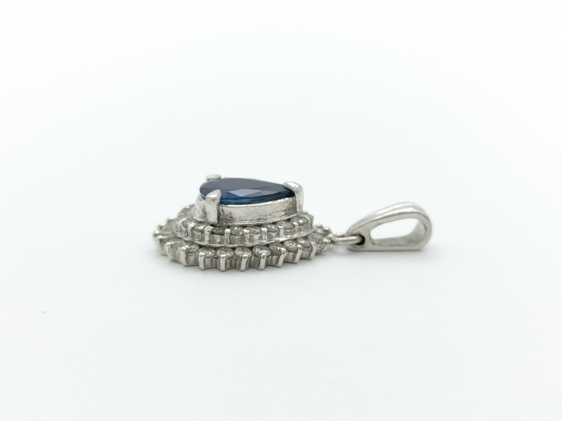 S1.21ct D0.59ct PT900 4.5g Pendant Top 