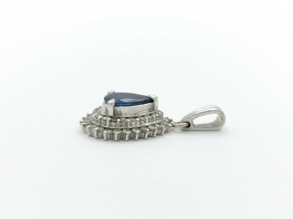 S1.21ct D0.59ct PT900 4.5g Pendant Top 