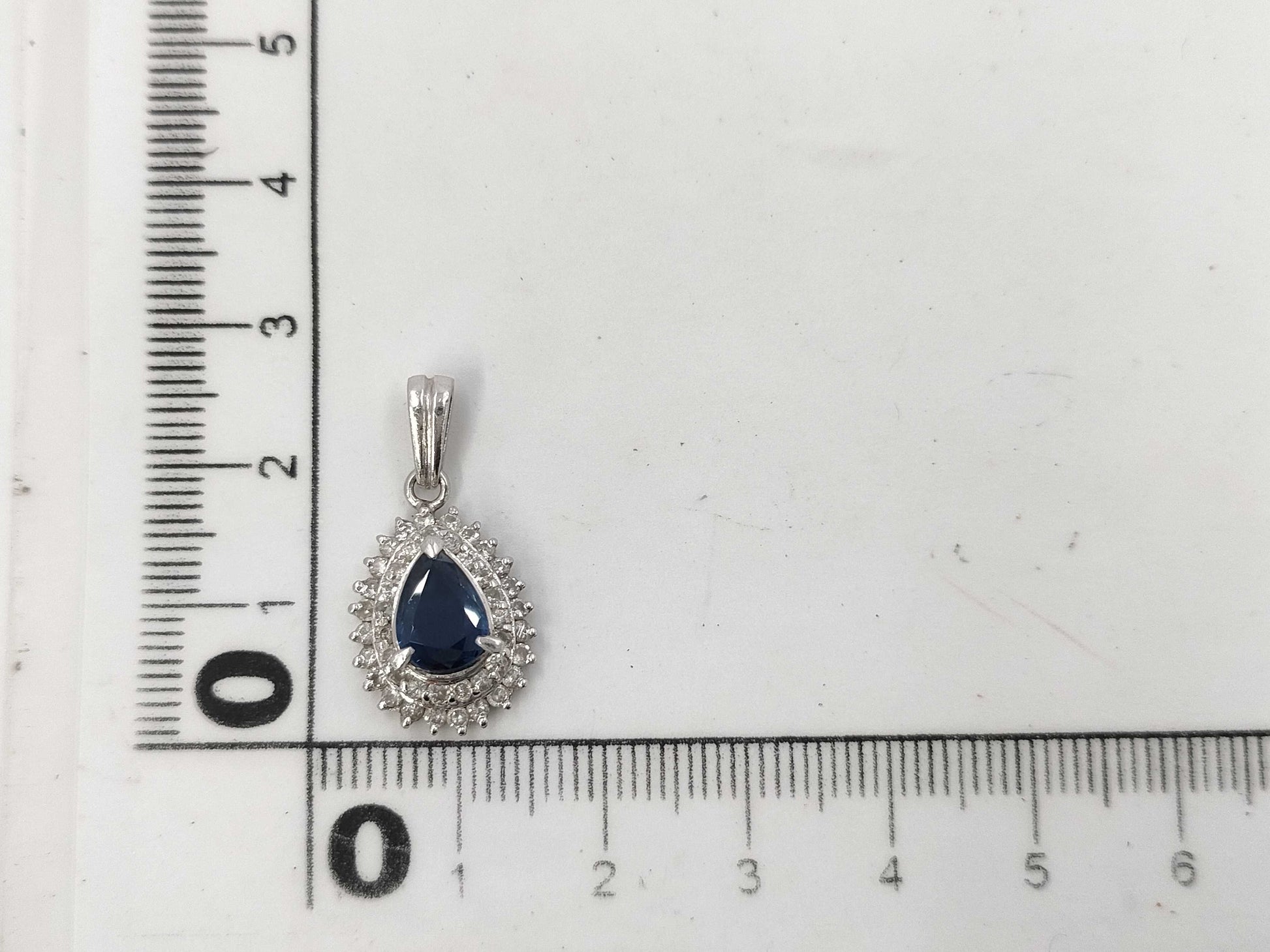 S1.21ct D0.59ct PT900 4.5g Pendant Top 