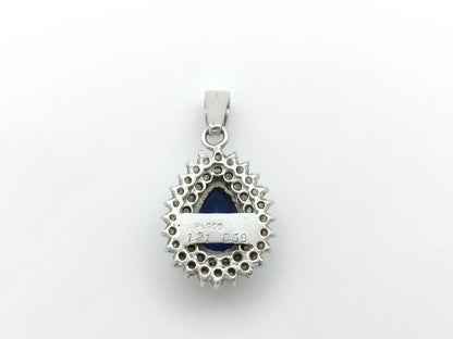 S1.21ct D0.59ct PT900 4.5g Pendant Top 
