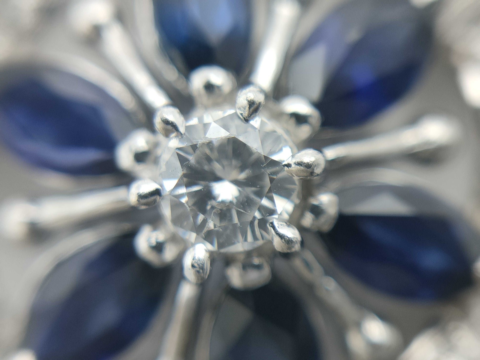 S1.06ct D0.26ct PT850 6.0g Pendant Top 