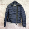 MONCLER Beaver Navy Down Jacket Size 1