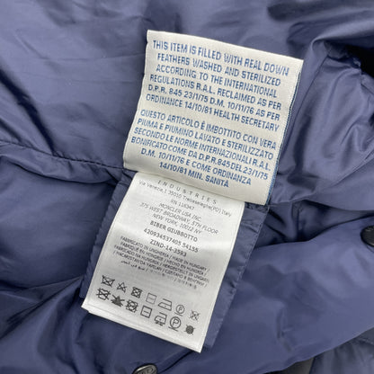 MONCLER Beaver Navy Down Jacket Size 1