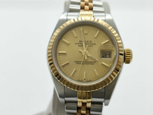 ROLEX 79173 P938662 Champagne Dial Women's Watch