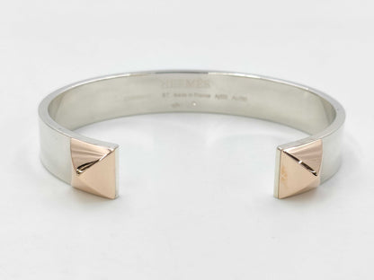 HERMES Crude H Bracelet 925 PG Bangle Bracelet Bangle