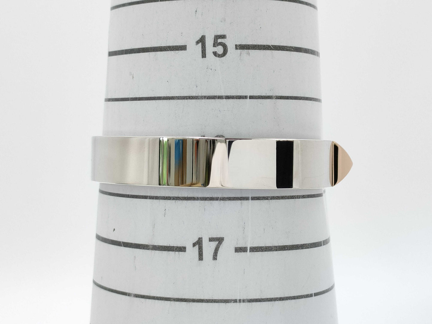HERMES Crude H Bracelet 925 PG Bangle Bracelet Bangle
