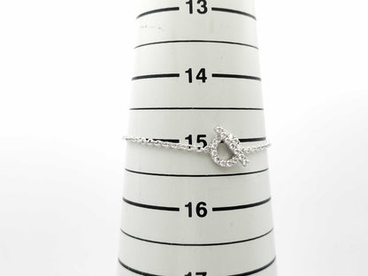 HERMES Finesse SH D0.55ct WG Au750 4.1g Bracelet/Bangle 