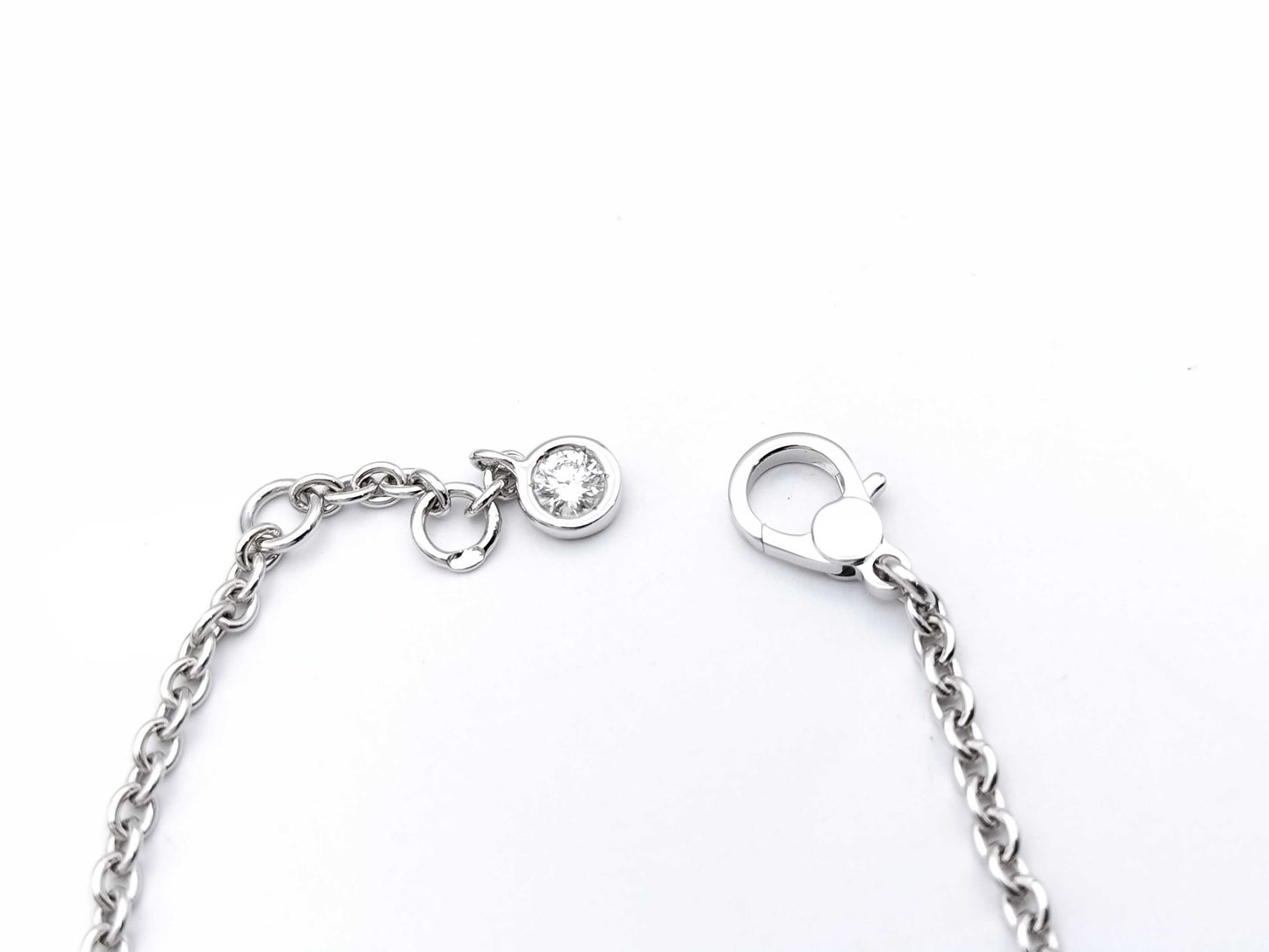 HERMES Finesse SH D0.55ct WG Au750 4.1g Bracelet/Bangle 