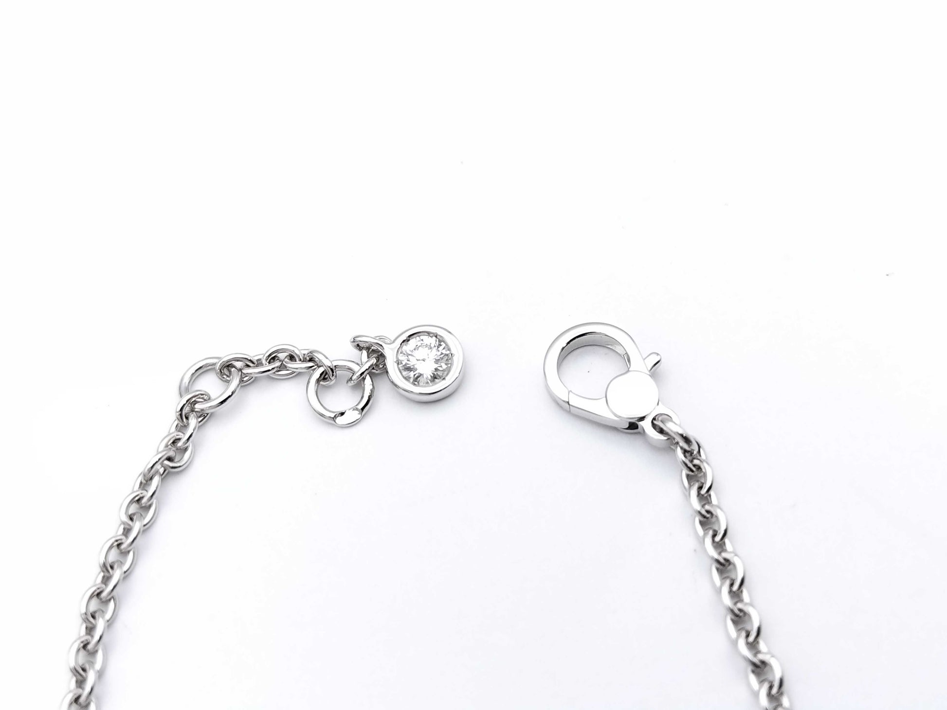 HERMES Finesse SH D0.55ct WG Au750 4.1g Bracelet/Bangle 