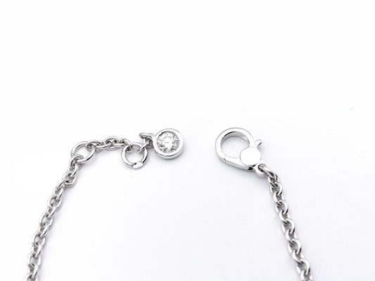 HERMES Finesse SH D0.55ct WG Au750 4.1g Bracelet/Bangle 