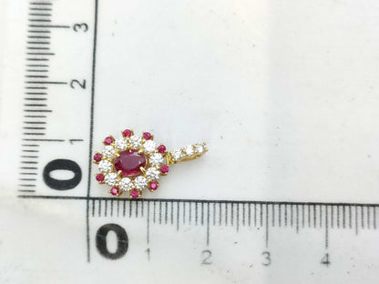 R0.373ct D0.45ct K18 1.5g Pendant Top 