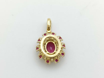 R0.373ct D0.45ct K18 1.5g Pendant Top 