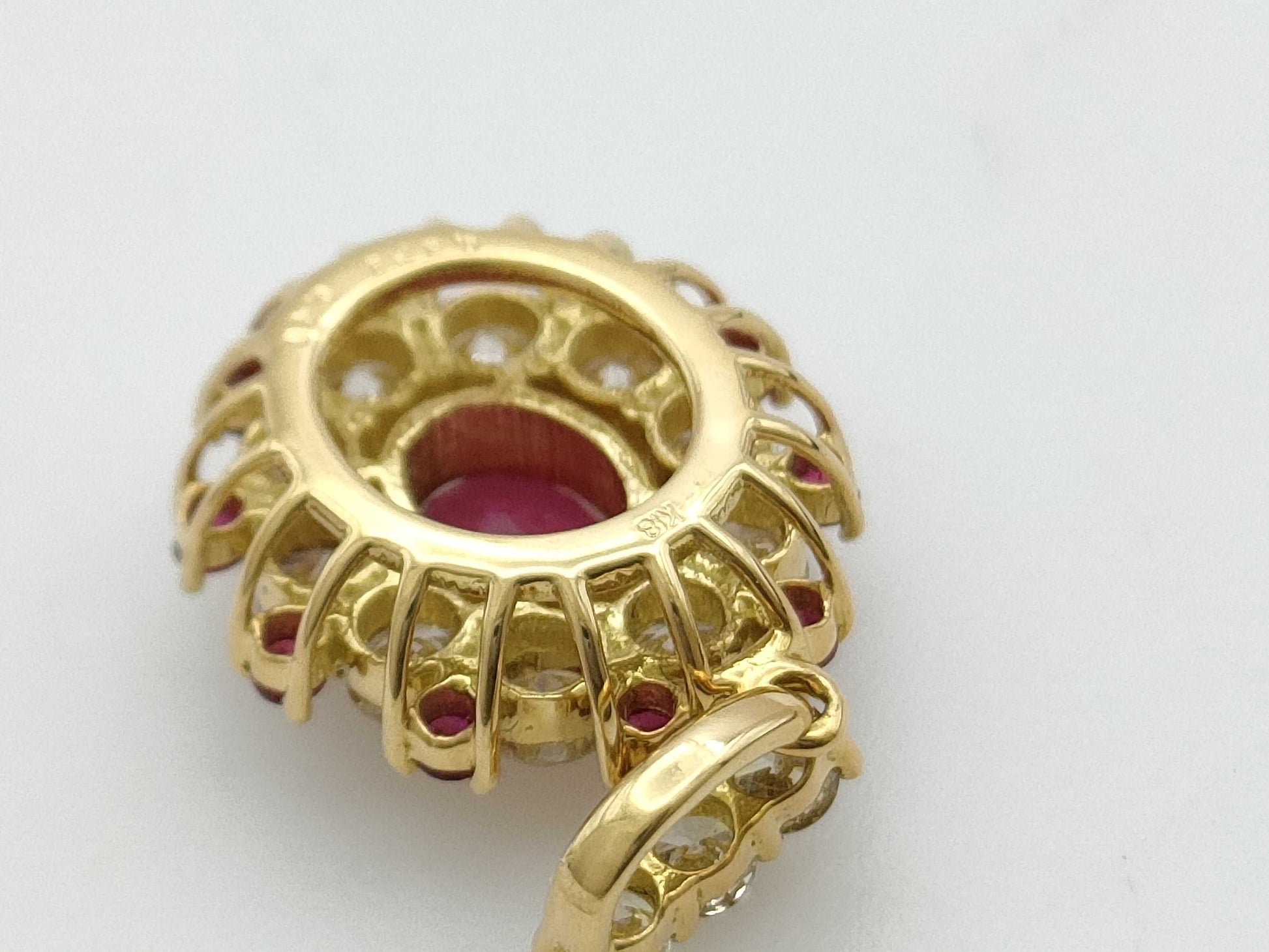 R0.373ct D0.45ct K18 1.5g Pendant Top 