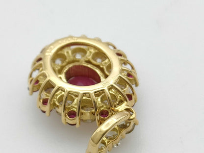 R0.373ct D0.45ct K18 1.5g Pendant Top 