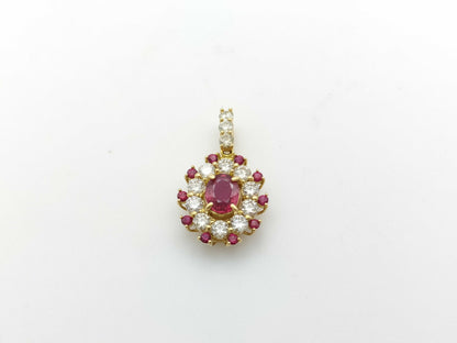 R0.373ct D0.45ct K18 1.5g Pendant Top 