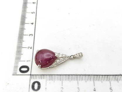 SR13.62ct D0.25ct PT900 6.5g Pendant Top 
