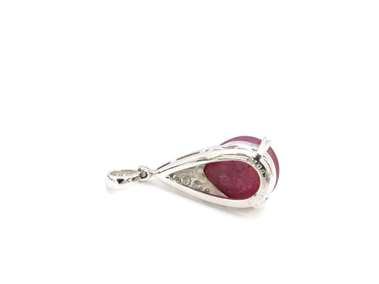 SR13.62ct D0.25ct PT900 6.5g Pendant Top 