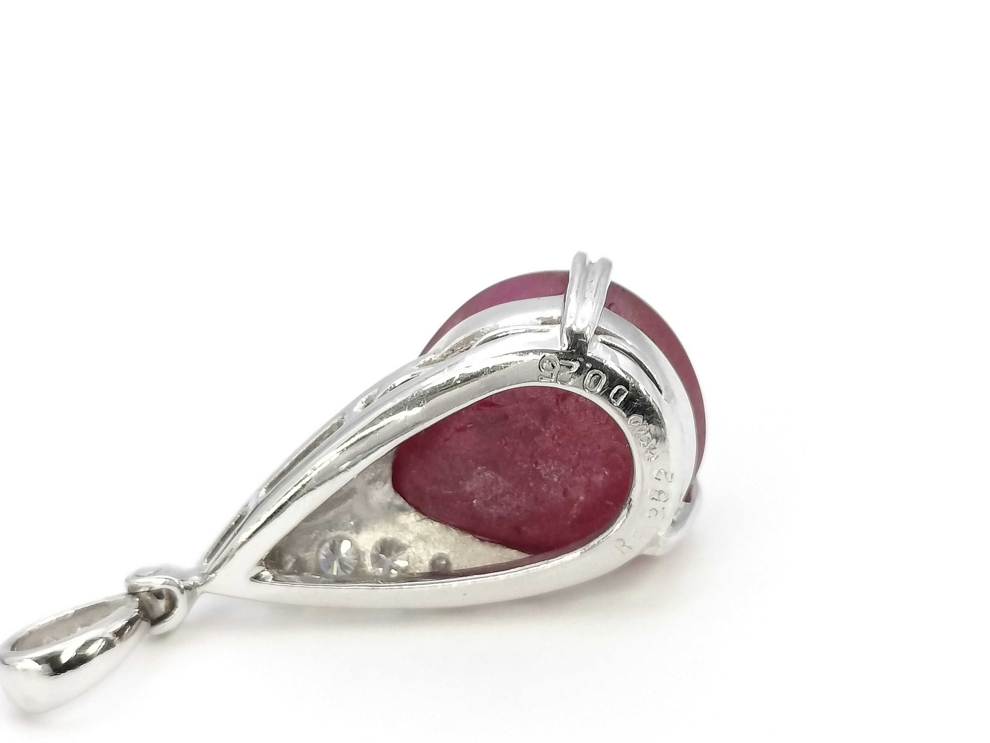 SR13.62ct D0.25ct PT900 6.5g Pendant Top 