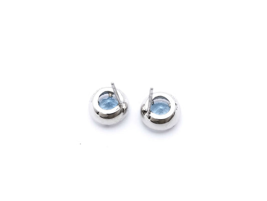 AQ0.570/0.553ct D0.15/0.15ct PT950/900 4.4g Earrings 