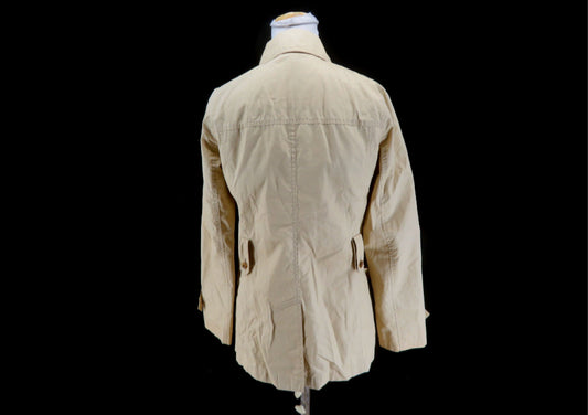 BURBERRY Nova Check Lining Half Coat Beige Sanyo Shokai Coat