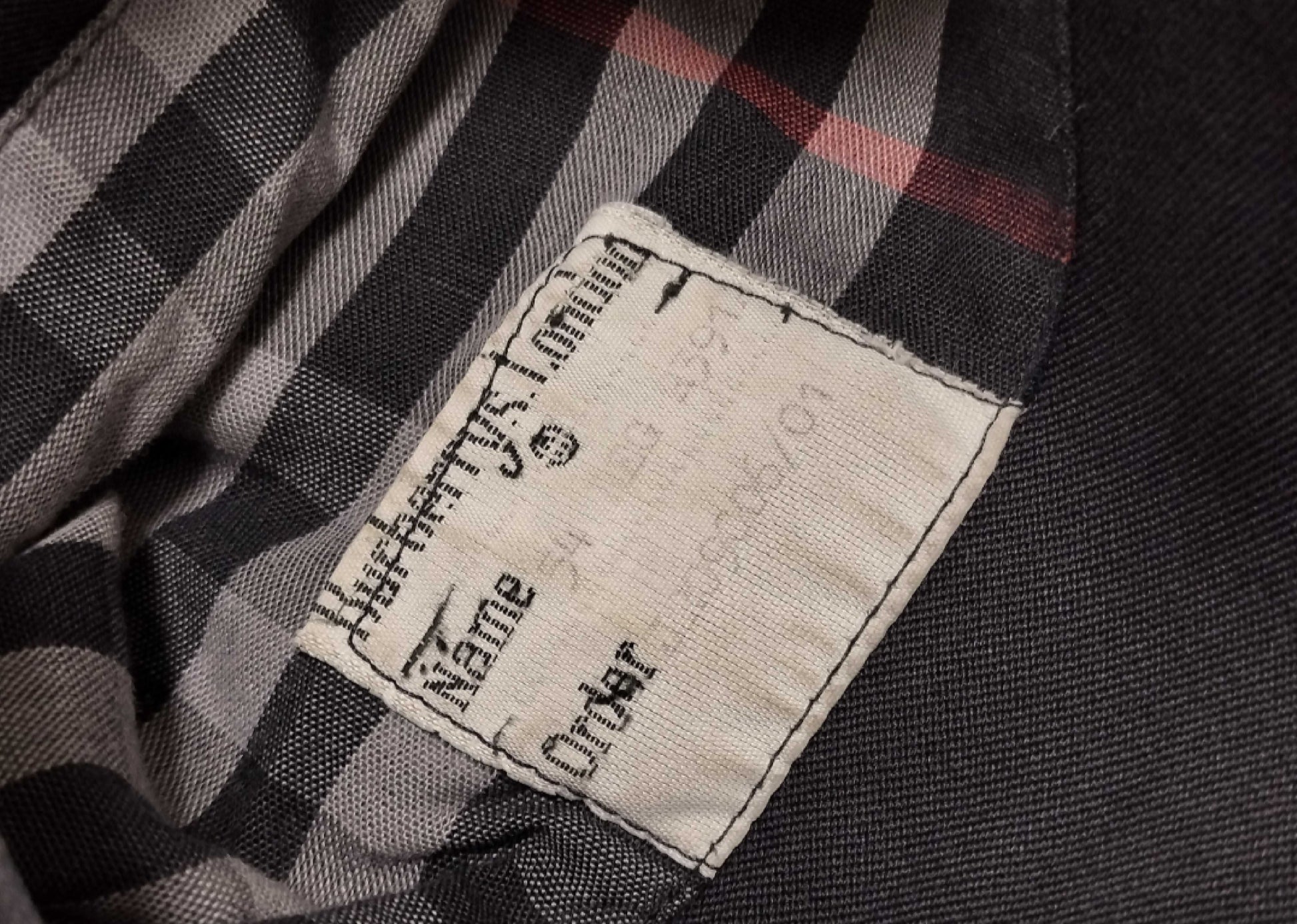 BURBERRY Nova Check Lining Zip-Up Jacket Navy