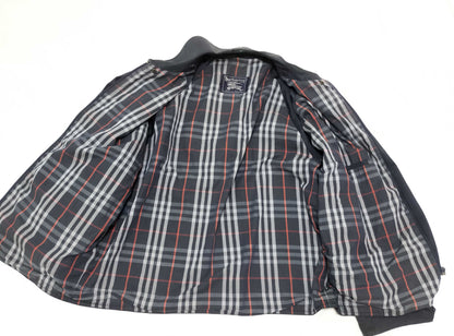 BURBERRY Nova Check Lining Zip-Up Jacket Navy