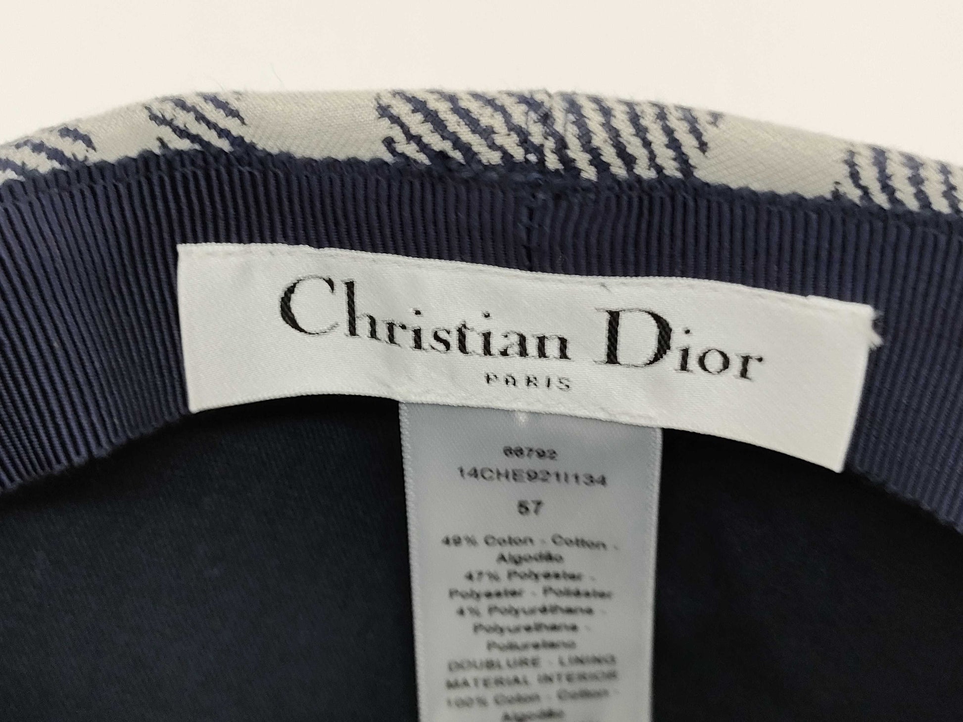 Dior Trotter Dior Check Cap Other Accessories