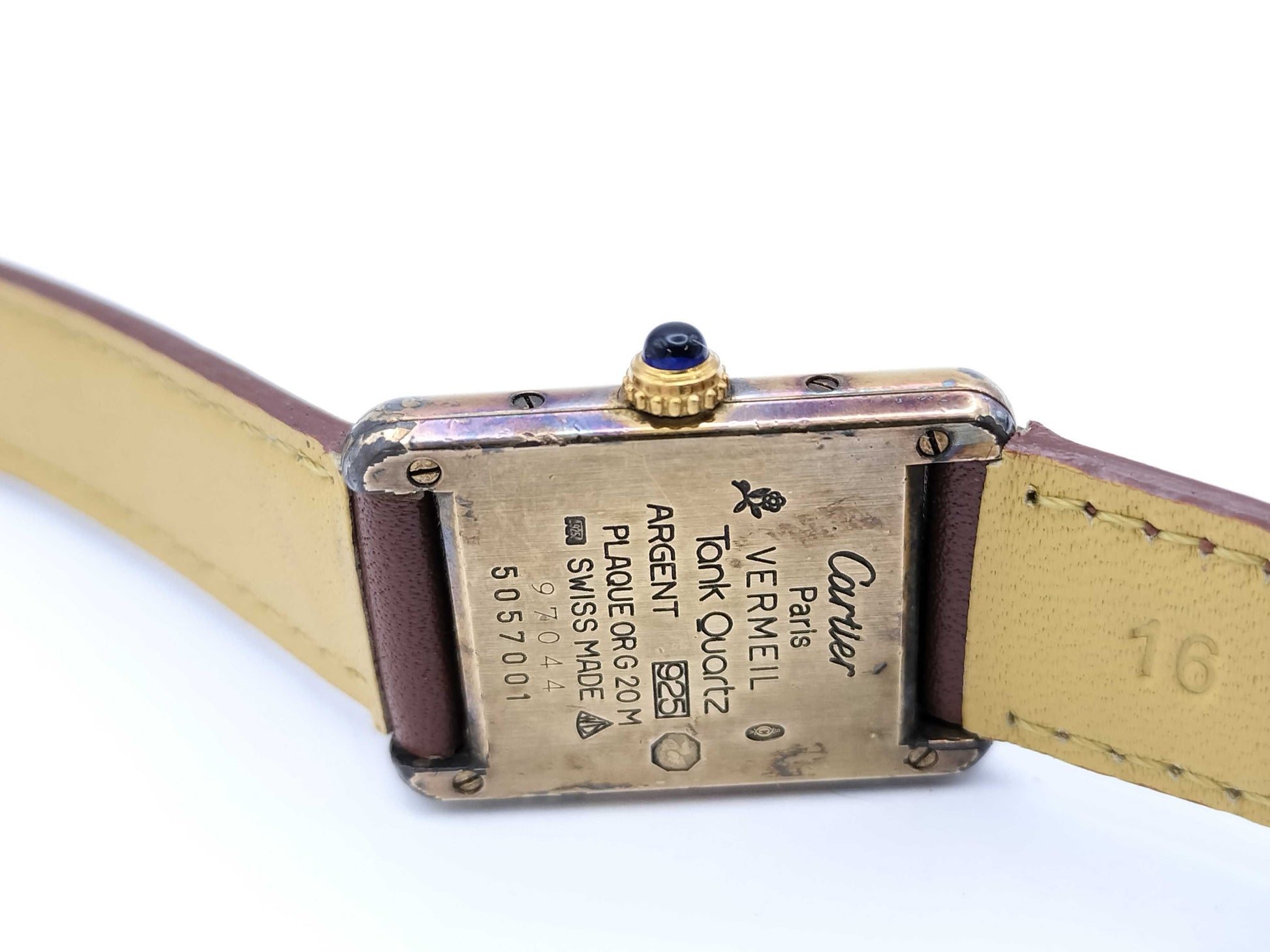 Cartier Must Tank 5057001 97044 Quartz Unmoving Women's Watch