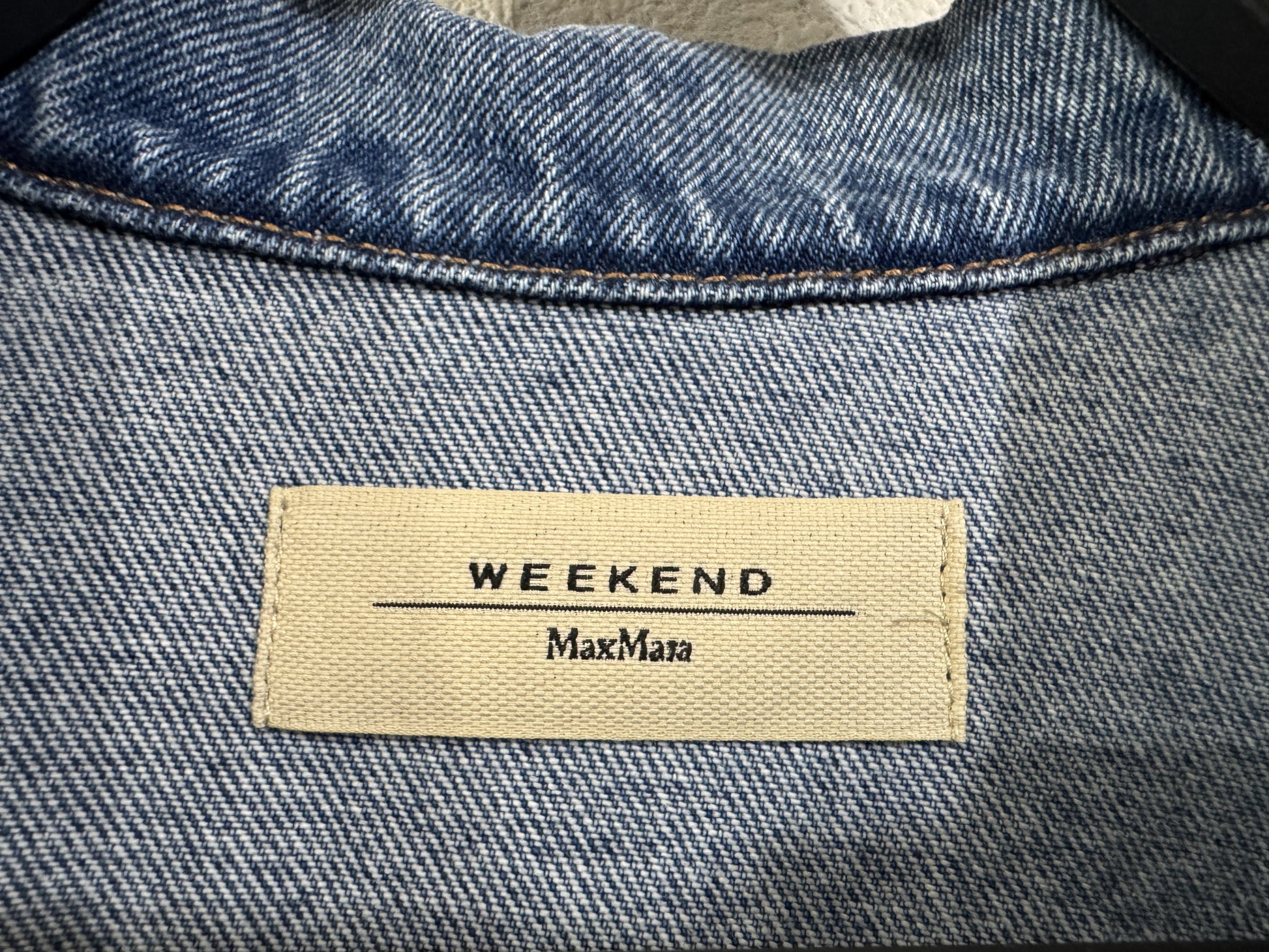 MAXMARA Max Mara Oversized Washed Denim Jacket