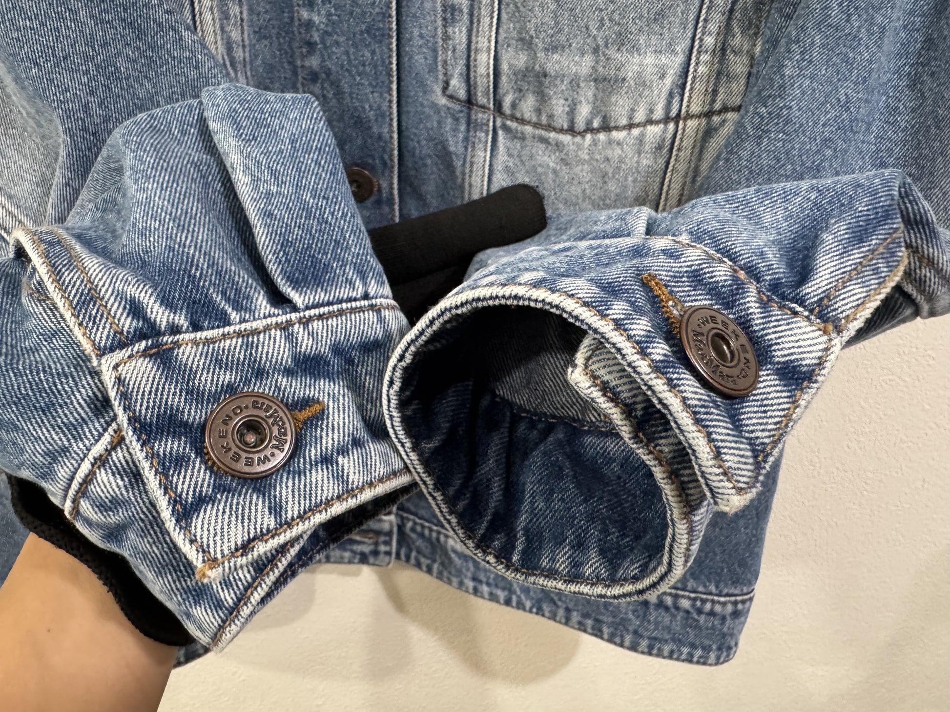 MAXMARA Max Mara Oversized Washed Denim Jacket