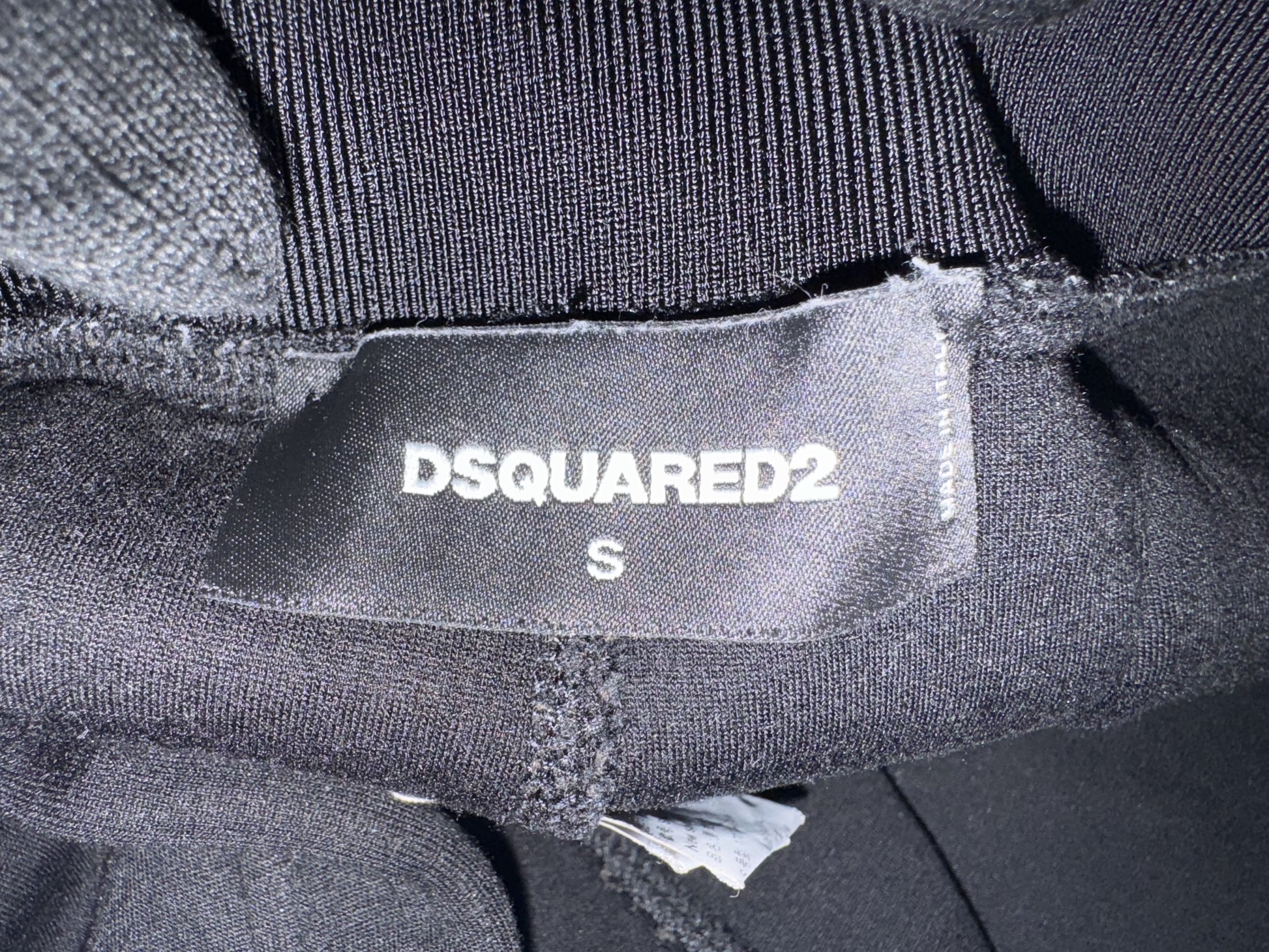 DSQUARED2 S74KA0946 16AW Compressed Wool MA-1 Design Jogger Pants 