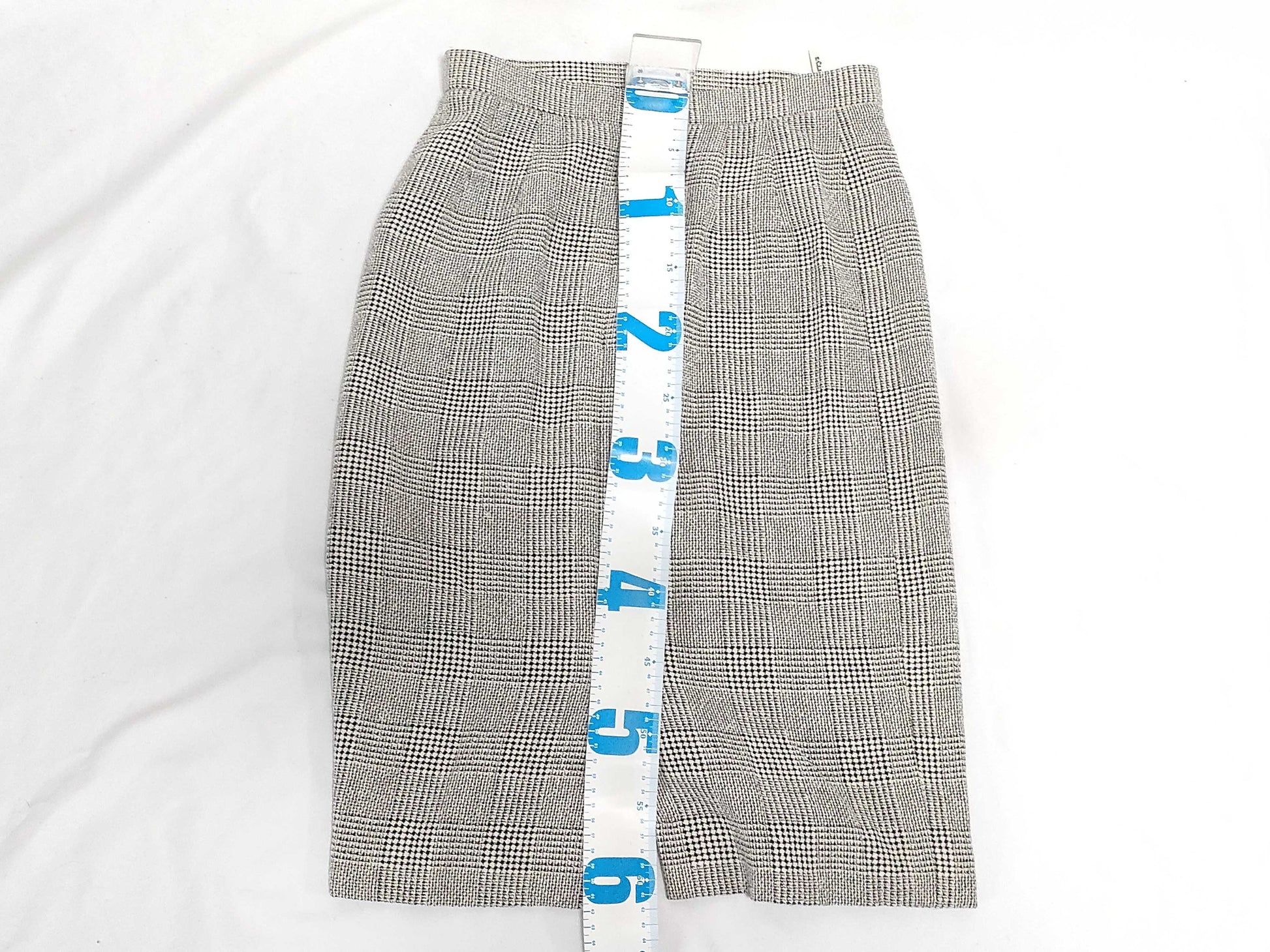 Burberrys Skirt, Check, Silk, Wool, White, Black, FXA95-130 #9 Skirt