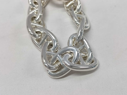 HERMES Chaine d'Ancre TGM 11-link 105.3g SV925 Bracelet Accessories: Box Bracelet/Bangle