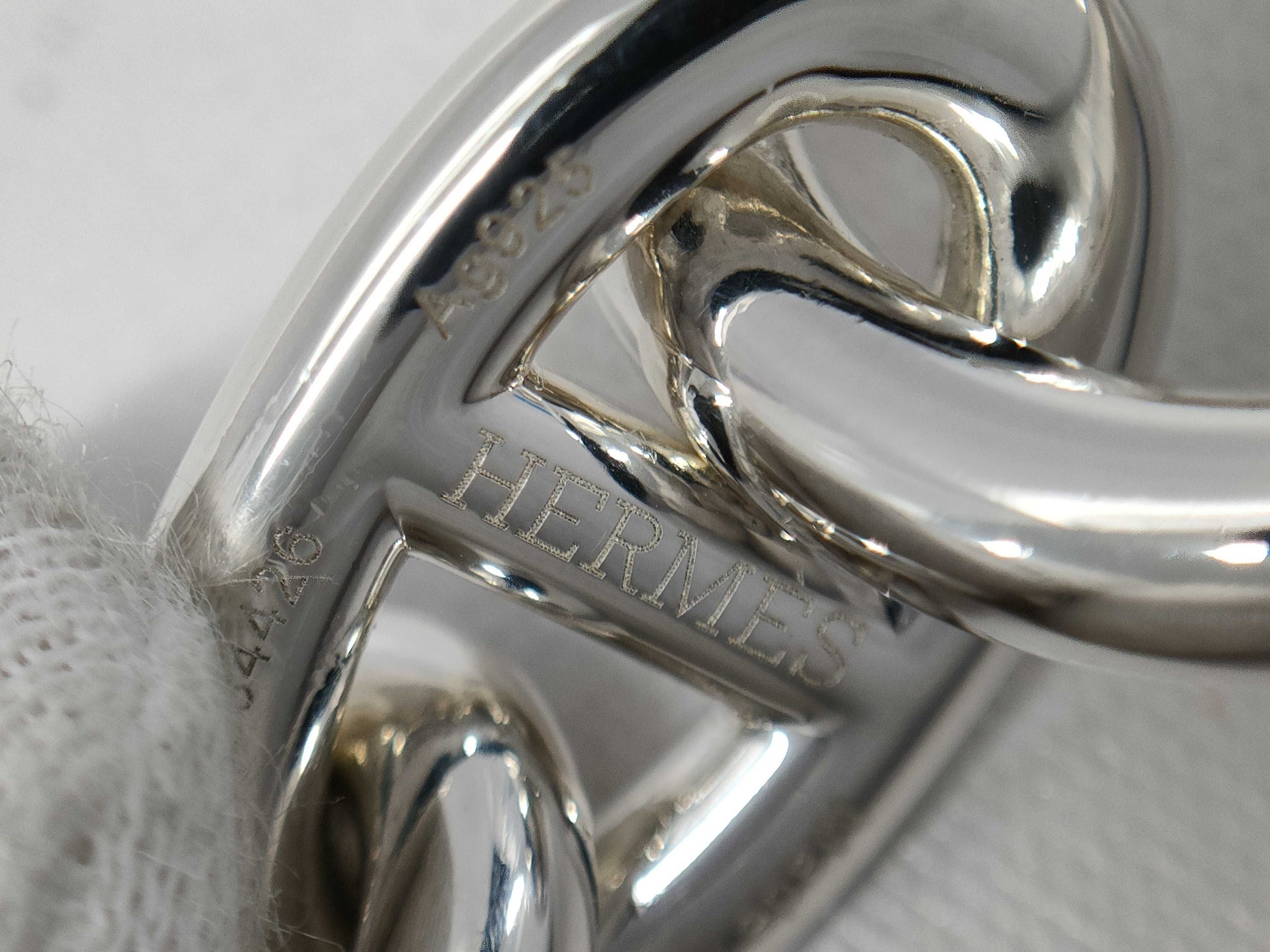 HERMES Chaine d'Ancre TGM 11-link 105.3g SV925 Bracelet Accessories: Box Bracelet/Bangle