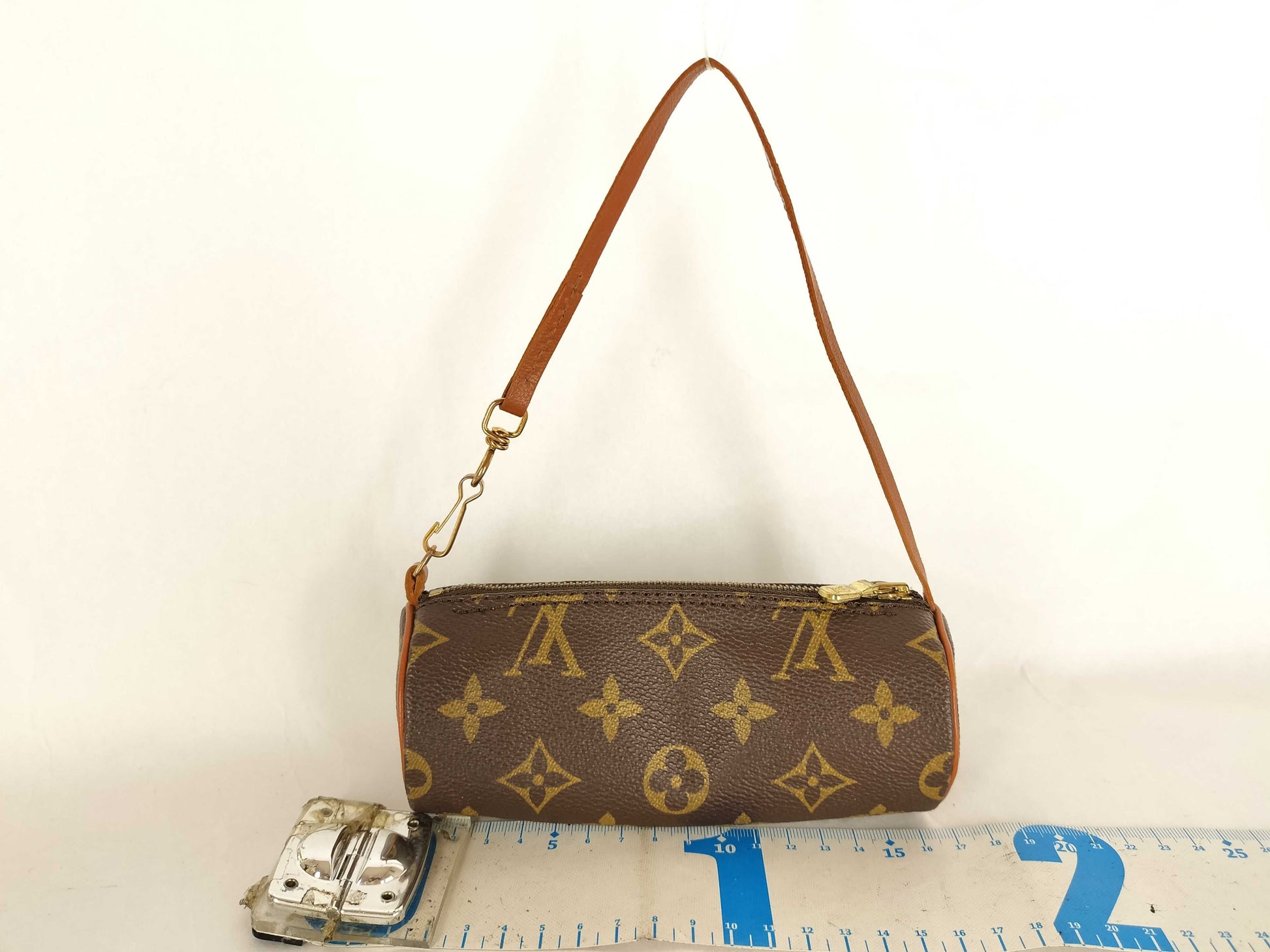 LOUIS VUITTON Monogram Papillon Pouch Business Bag