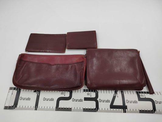 Cartier Must Clutch Wallet 4-Piece Handbag