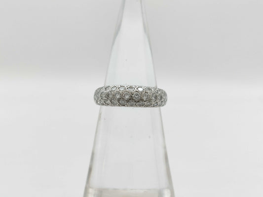Van Cleef & Arpels Eve #47 Diamond Ring in White Gold 750, 3.8g 