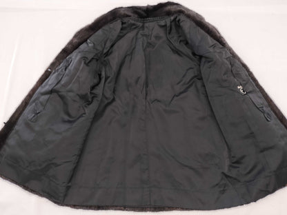 Black Jewel Mink Fur Coat Size 15 Coat