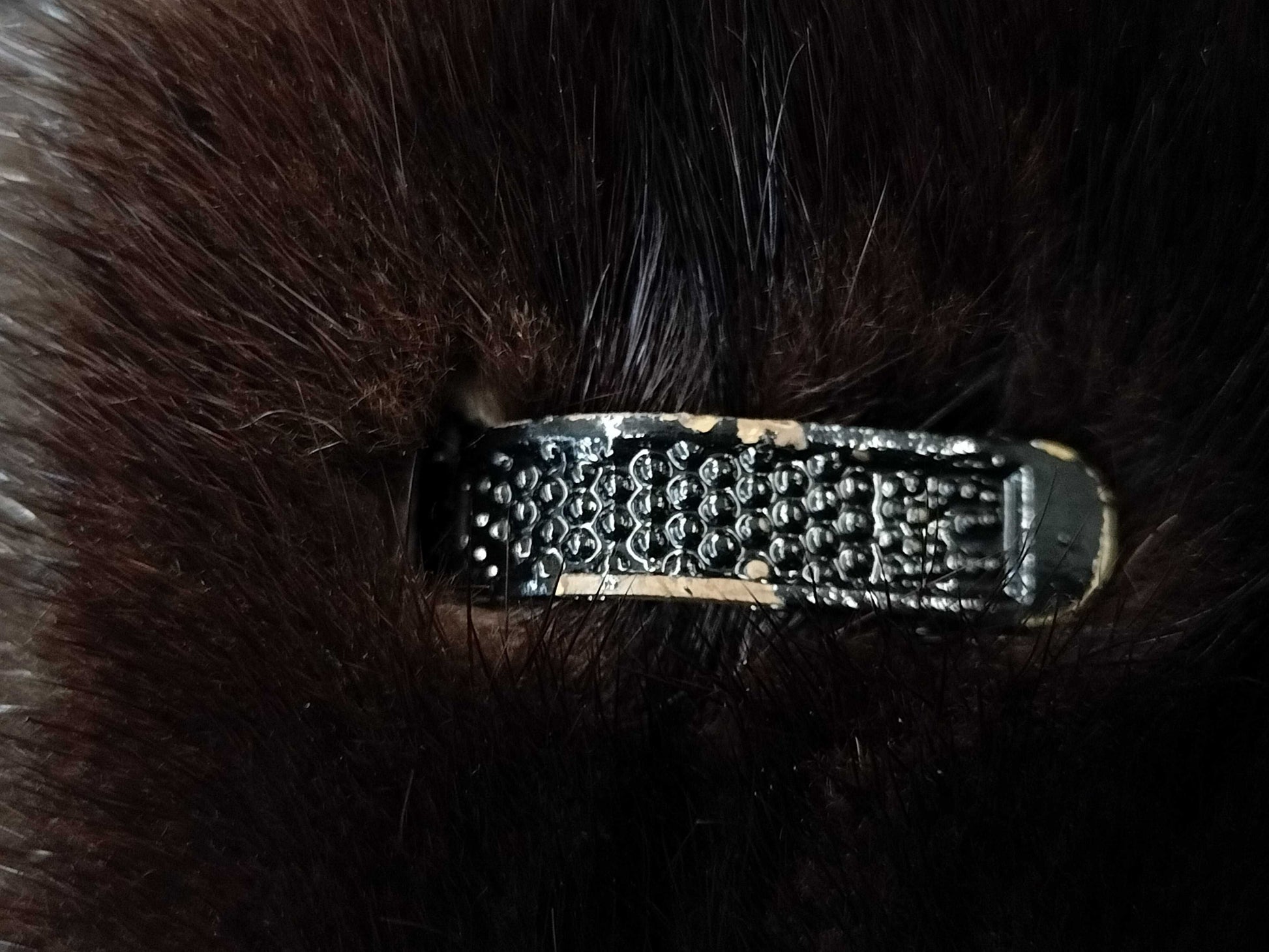 Black Jewel Mink Fur Coat Size 15 Coat