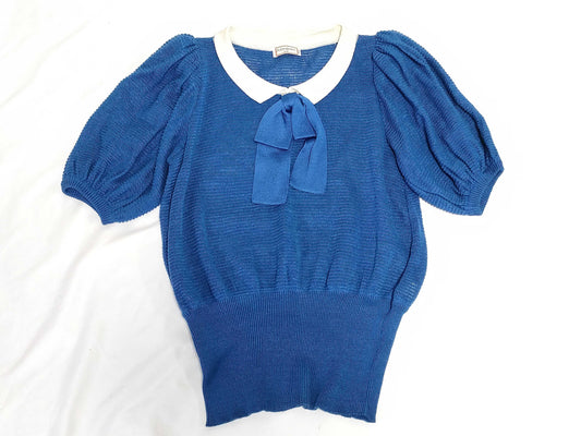 Yves Saint Laurent YSL Short Sleeve Knit Top