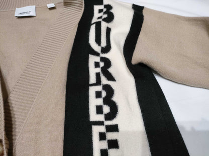 BURBERRY BURBERRY Long Sleeve Logo Cardigan Cardigan